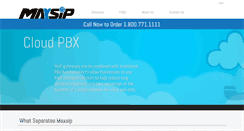 Desktop Screenshot of maxsip.com